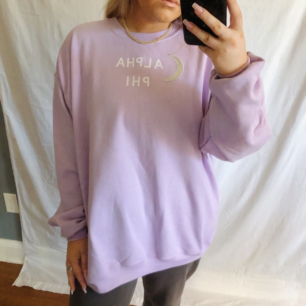 alpha phi crewneck